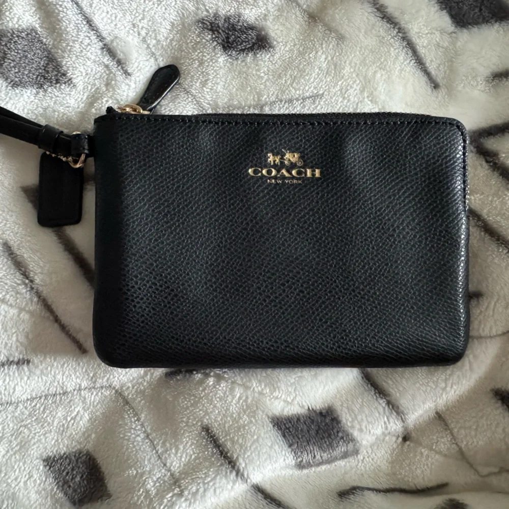 Coach Black and Gold Wristlets - Picture 2 of 9